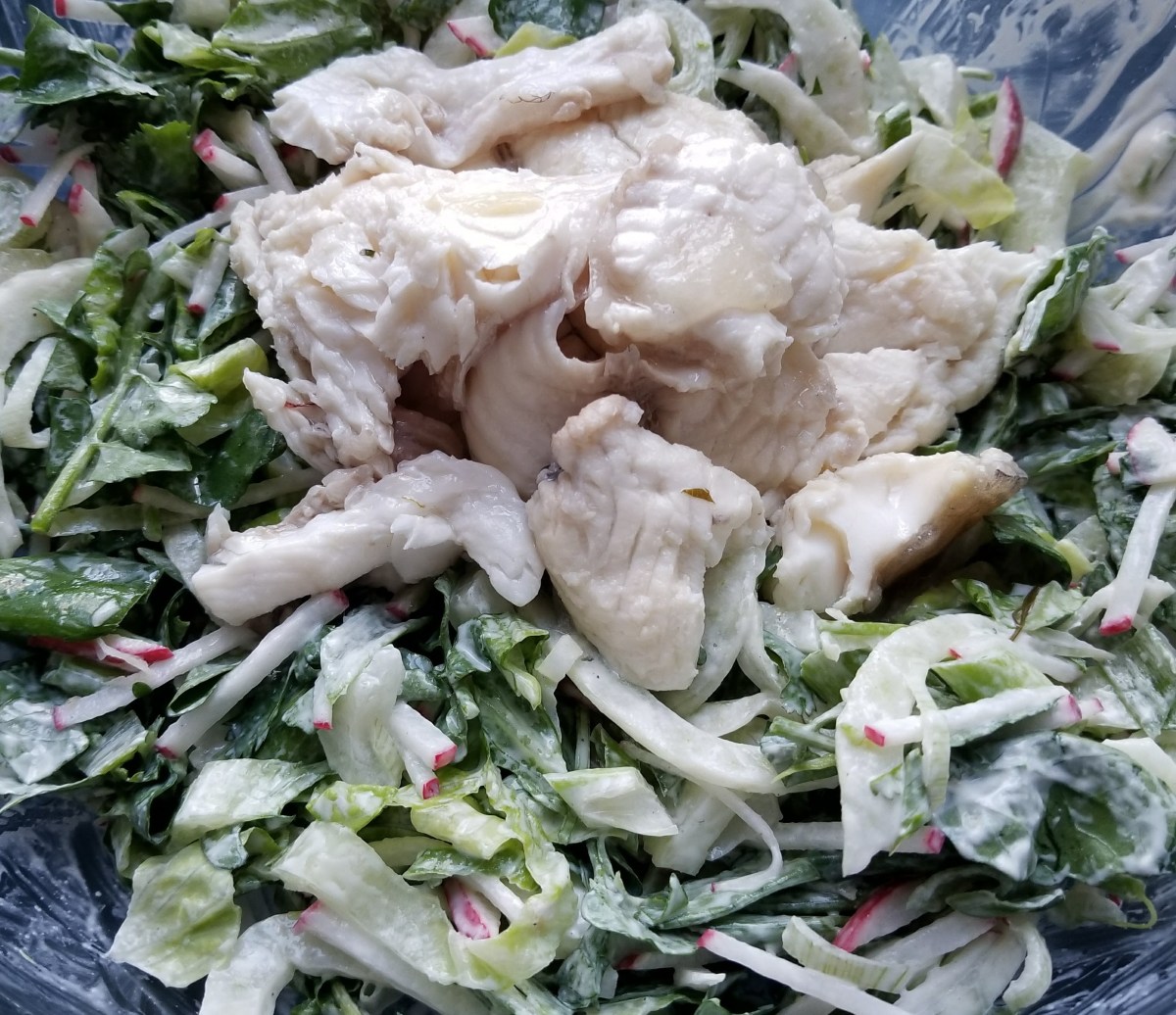 Quick-Pickled Fish and Chopped&nbsp;Salad