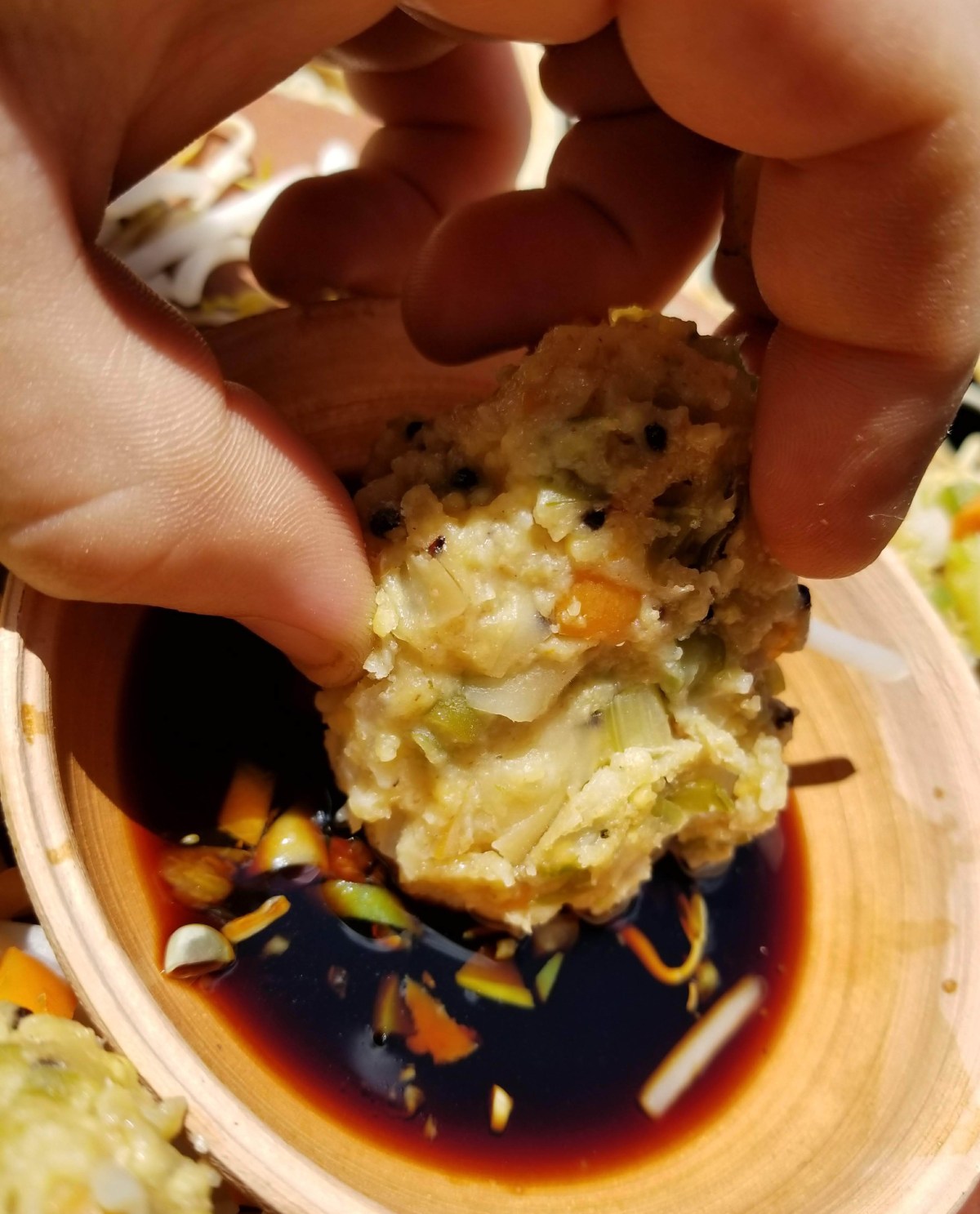 Millet and Fermented Vegetable&nbsp;Dumplings